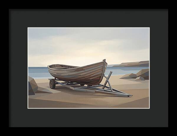 Old Wooden Clinker Boat
