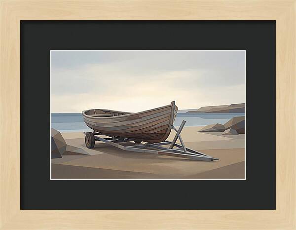 Old Wooden Clinker Boat