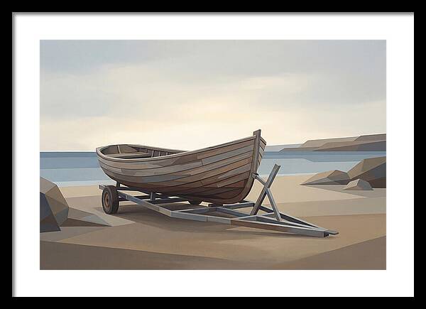 Old Wooden Clinker Boat