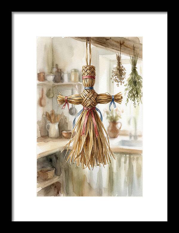 Old Wooden Corn Dolly
