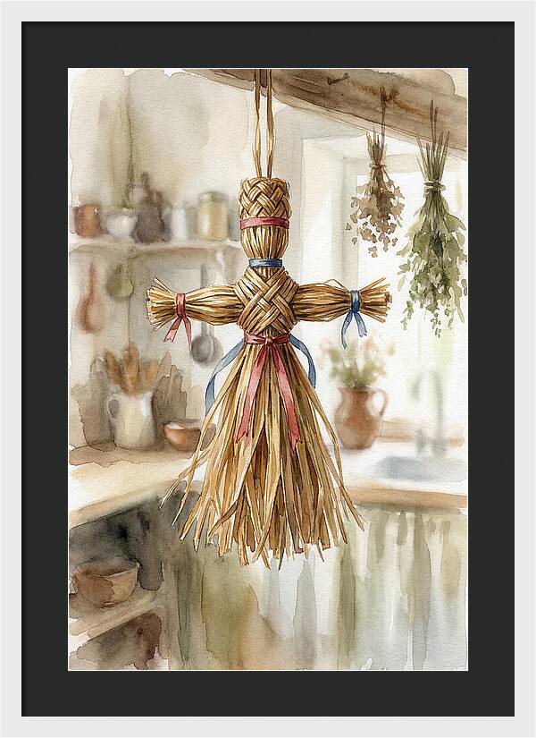 Old Wooden Corn Dolly