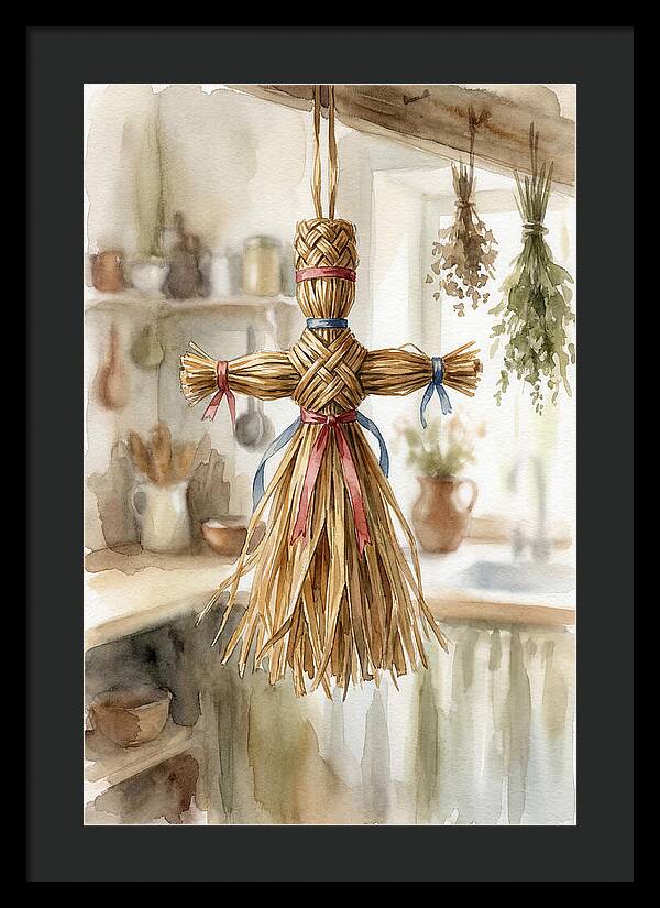 Old Wooden Corn Dolly