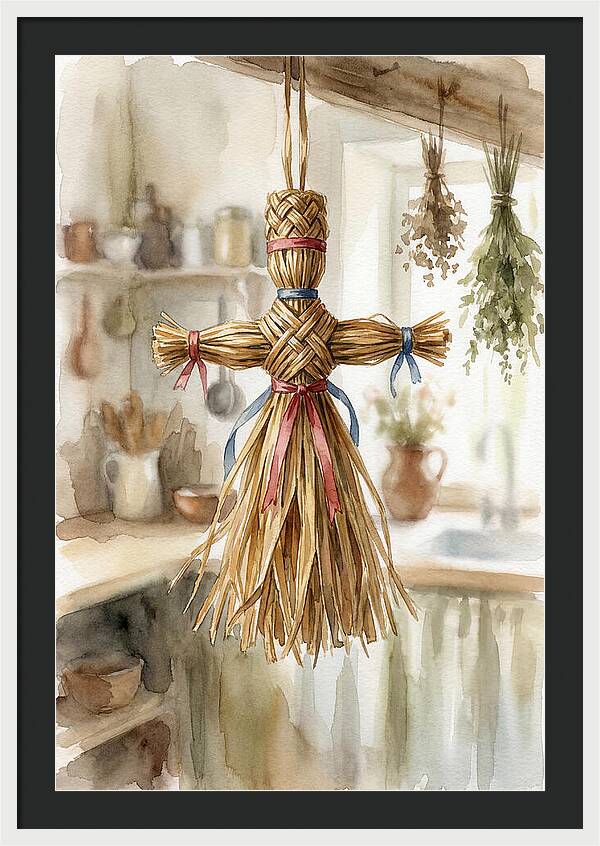 Old Wooden Corn Dolly