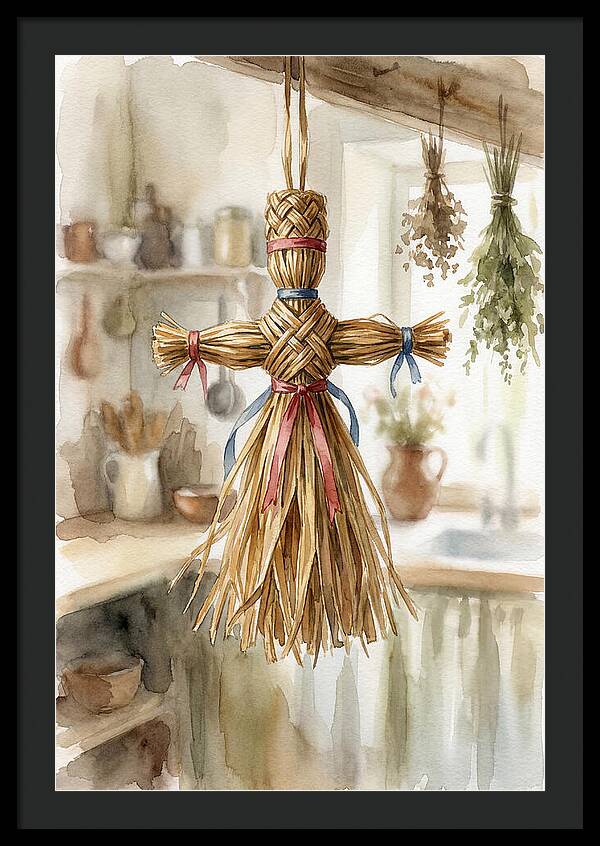 Old Wooden Corn Dolly