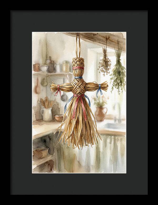 Old Wooden Corn Dolly