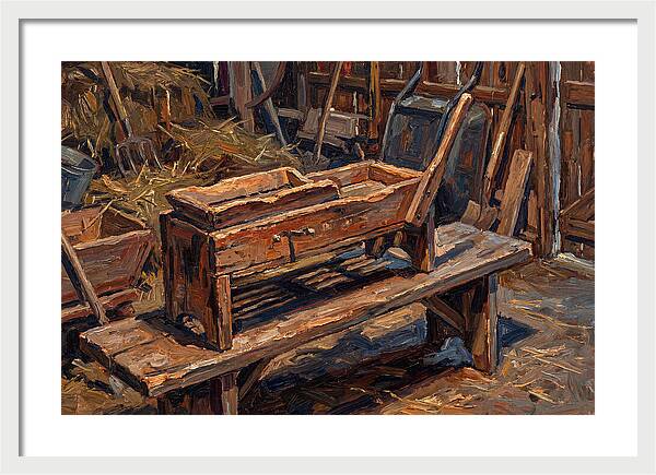 Old Wooden Corn Sheller