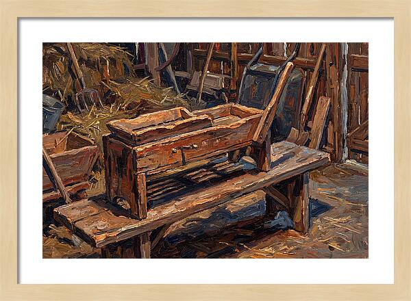 Old Wooden Corn Sheller