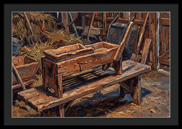 Old Wooden Corn Sheller