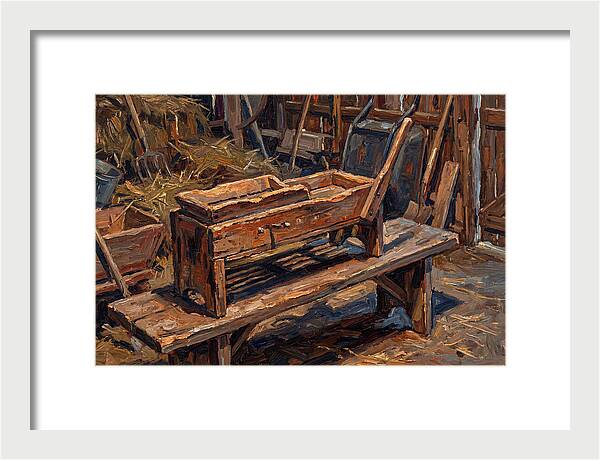 Old Wooden Corn Sheller