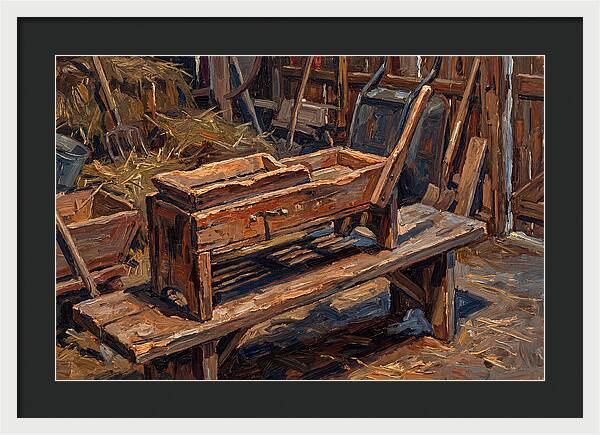 Old Wooden Corn Sheller