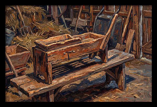 Old Wooden Corn Sheller