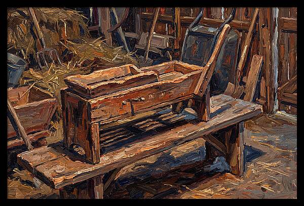 Old Wooden Corn Sheller