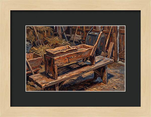 Old Wooden Corn Sheller