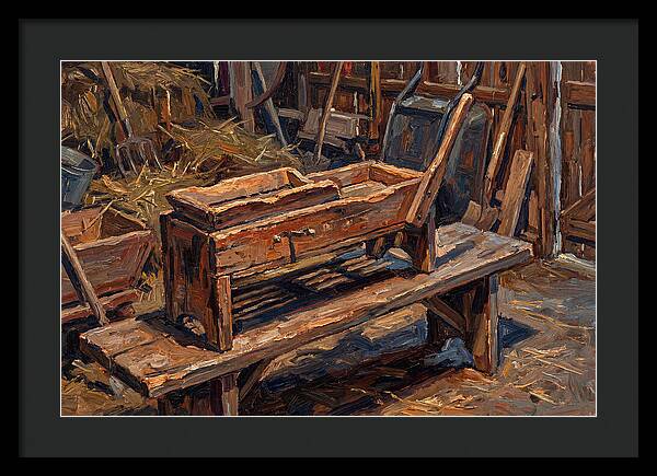 Old Wooden Corn Sheller