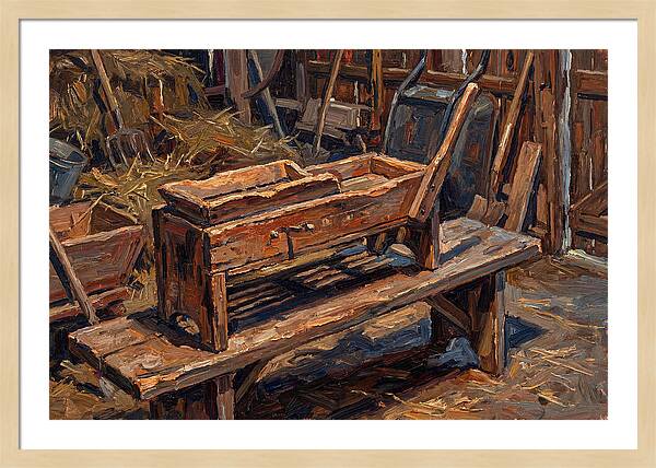 Old Wooden Corn Sheller