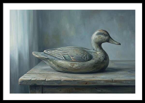 Old Wooden Duck Decoy
