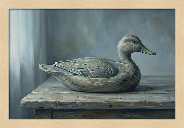 Old Wooden Duck Decoy