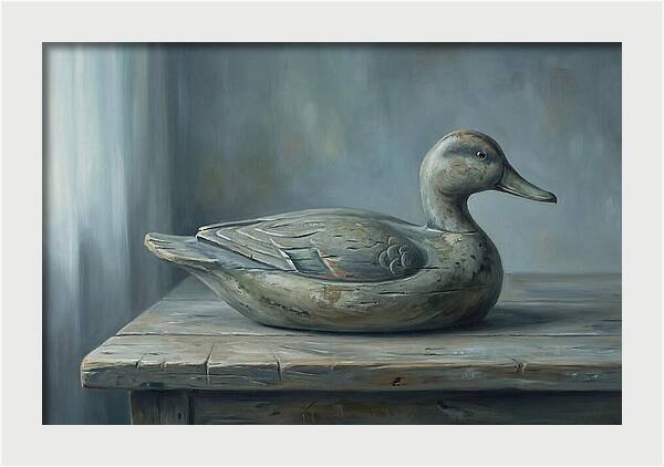 Old Wooden Duck Decoy