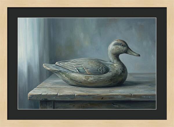 Old Wooden Duck Decoy