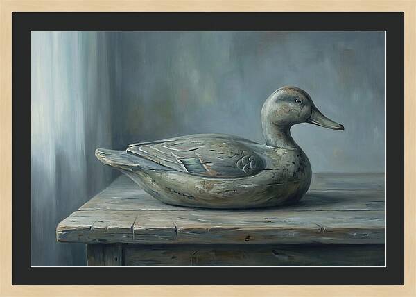 Old Wooden Duck Decoy