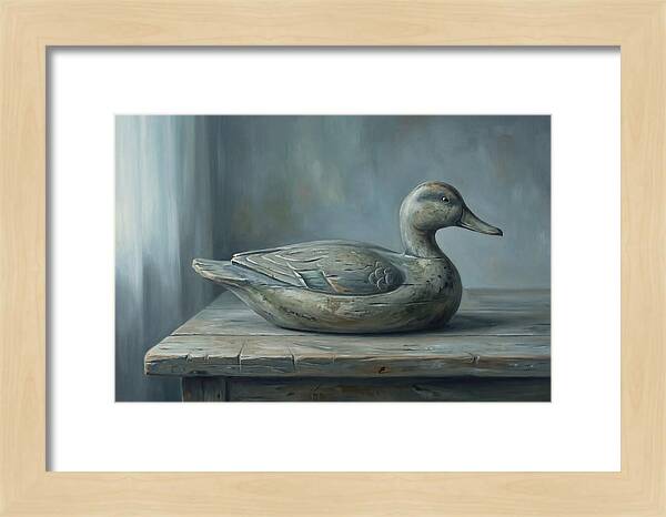 Old Wooden Duck Decoy