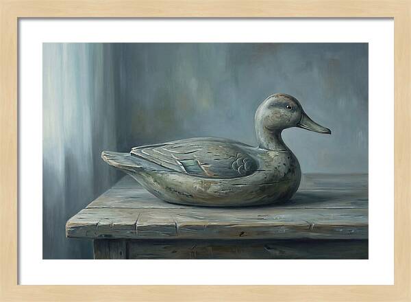 Old Wooden Duck Decoy