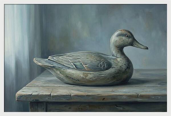 Old Wooden Duck Decoy