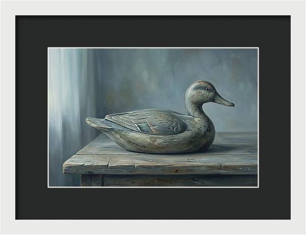 Old Wooden Duck Decoy