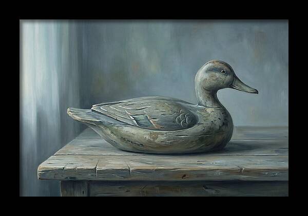 Old Wooden Duck Decoy