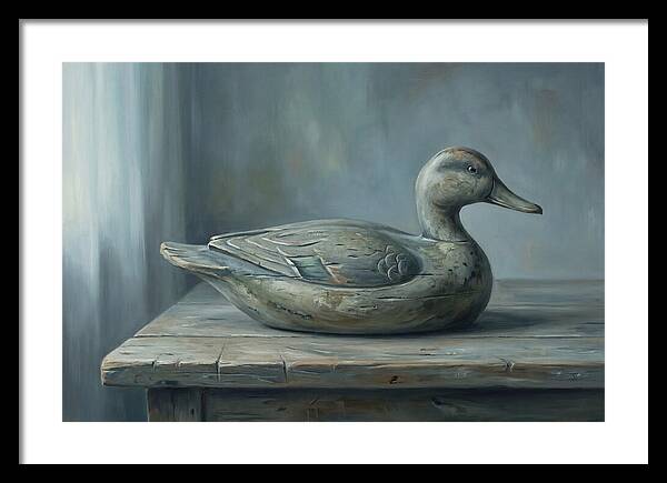 Old Wooden Duck Decoy