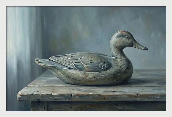 Old Wooden Duck Decoy