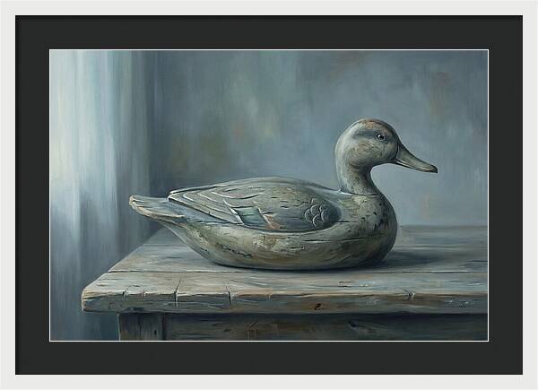Old Wooden Duck Decoy