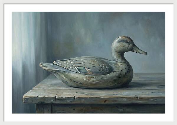 Old Wooden Duck Decoy