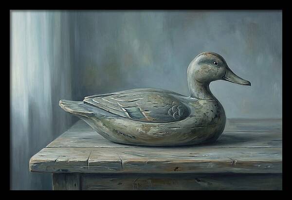 Old Wooden Duck Decoy