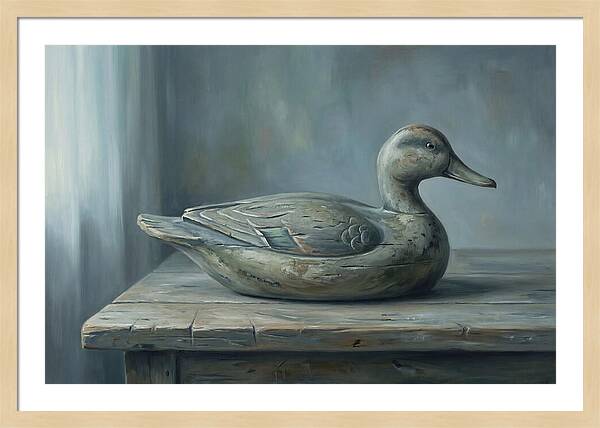 Old Wooden Duck Decoy