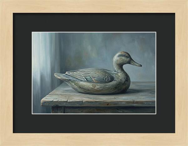 Old Wooden Duck Decoy