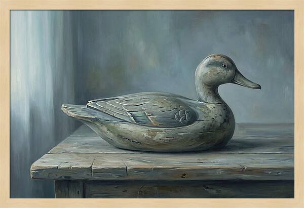 Old Wooden Duck Decoy