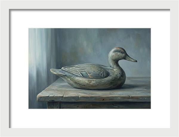 Old Wooden Duck Decoy