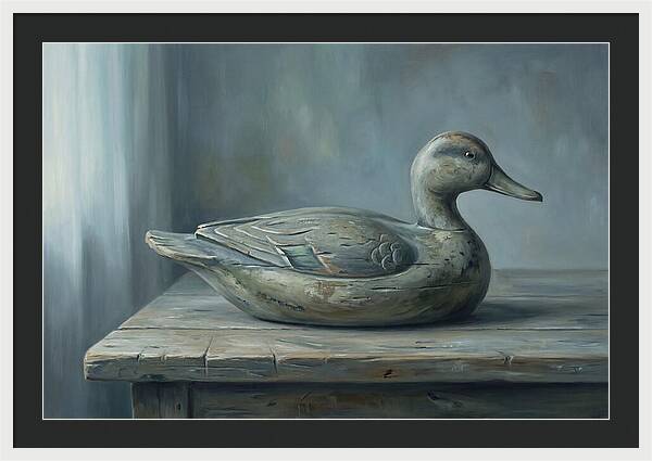 Old Wooden Duck Decoy