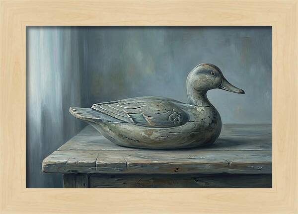 Old Wooden Duck Decoy