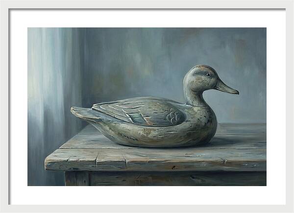 Old Wooden Duck Decoy