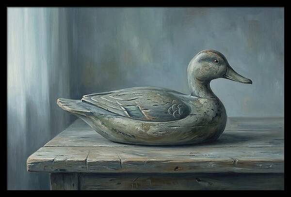 Old Wooden Duck Decoy