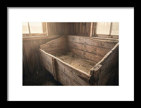 Old Wooden Feed Bin