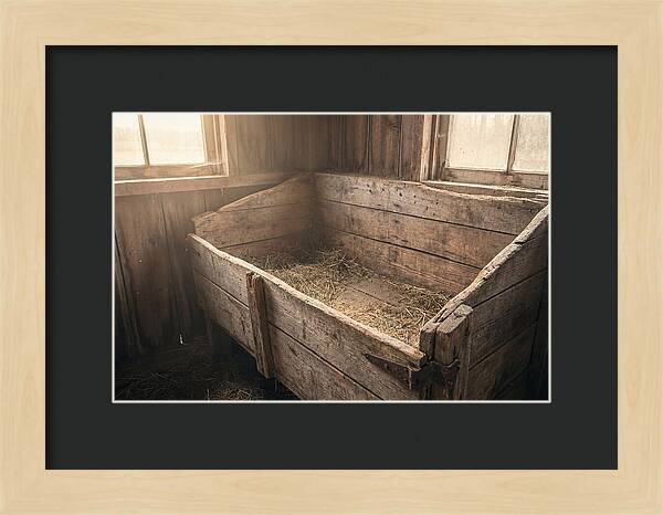Old Wooden Feed Bin