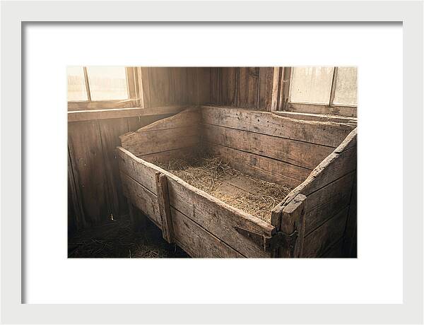 Old Wooden Feed Bin
