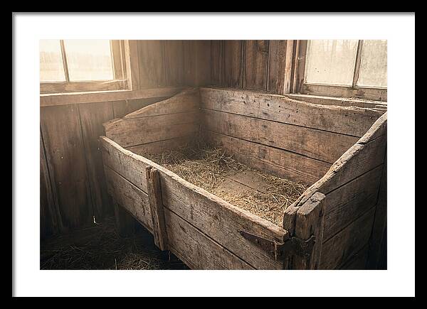 Old Wooden Feed Bin