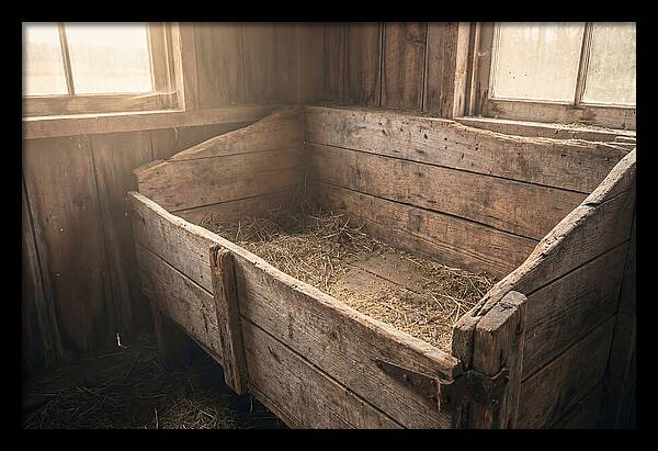 Old Wooden Feed Bin