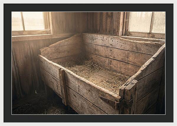 Old Wooden Feed Bin