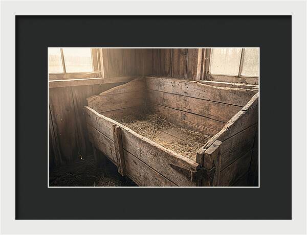 Old Wooden Feed Bin