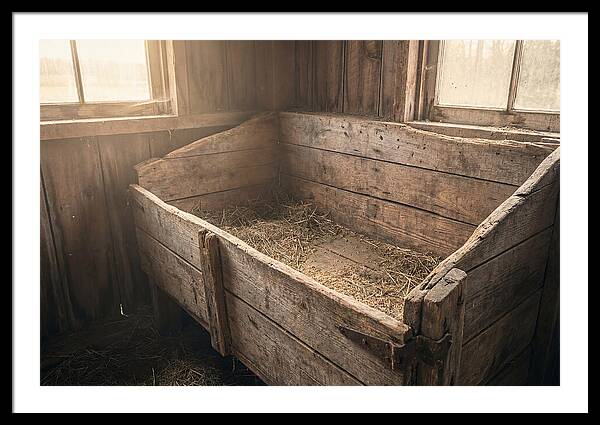 Old Wooden Feed Bin